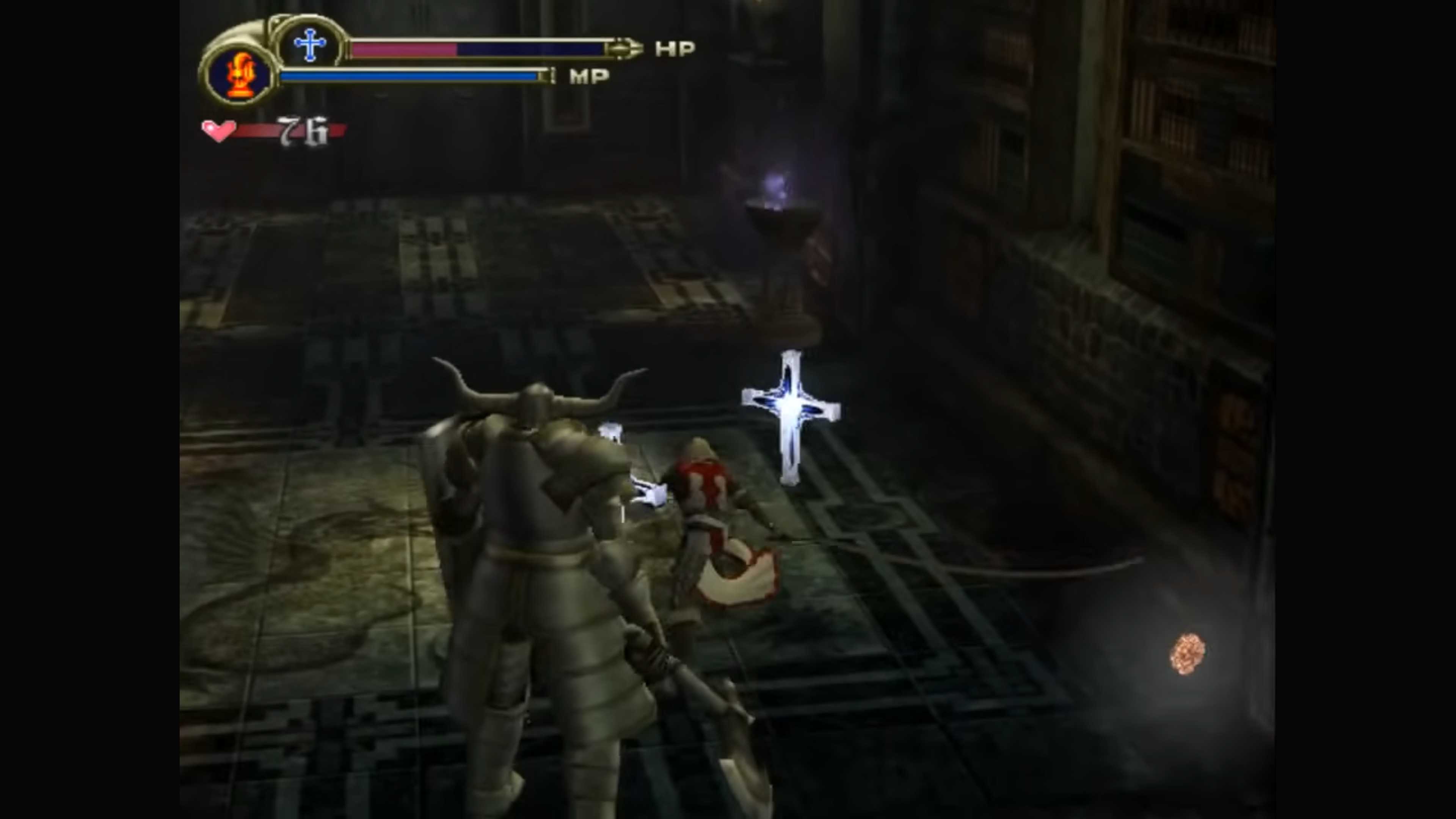 A screenshot of gameplay from Castlevania Lament of Innoncence