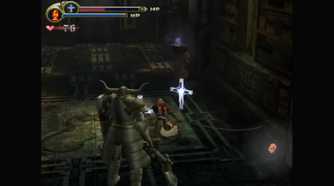 A screenshot of gameplay from Castlevania Lament of Innoncence