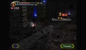 A screenshot of gameplay from Castlevania Lament of Innocence