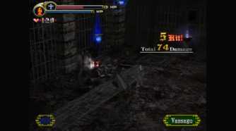 A screenshot of gameplay from Castlevania Lament of Innocence