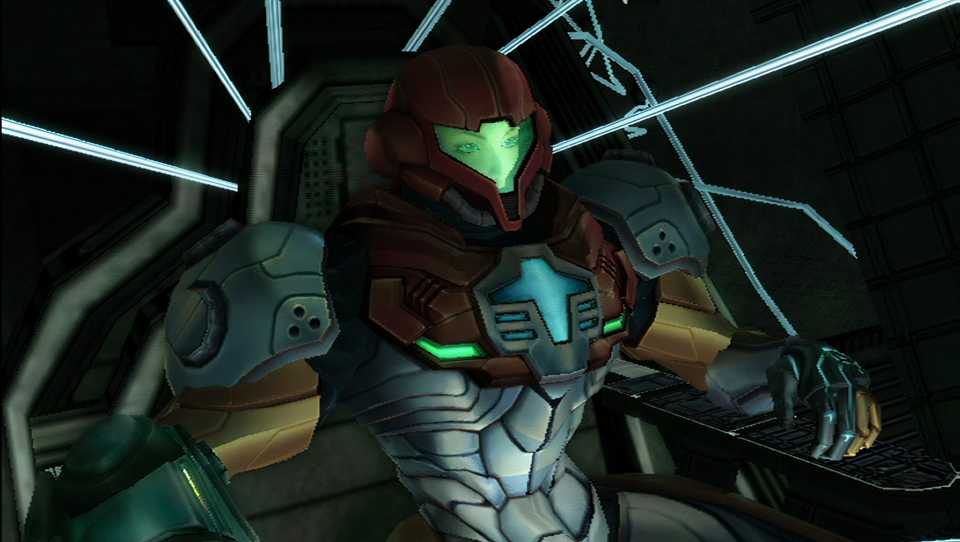 A screeshot of gameplay from Metroid Prime 3: Corruption