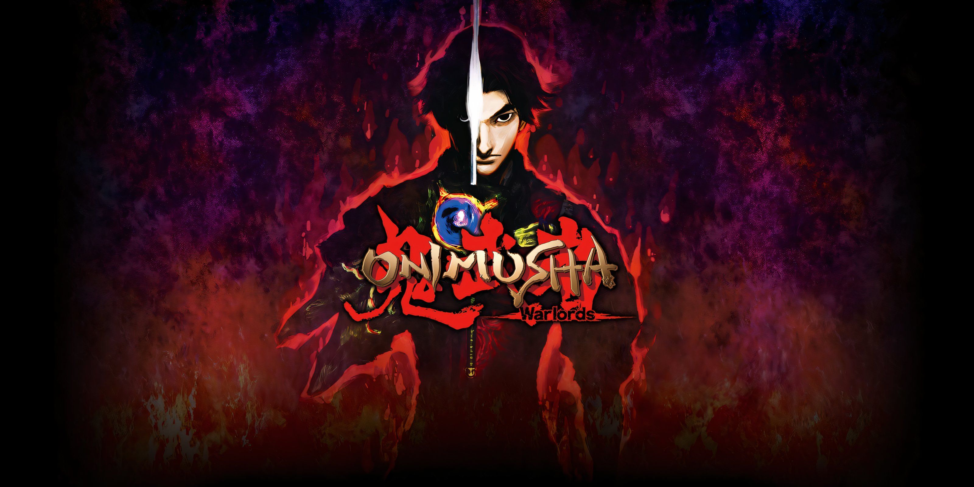 The main title key art of Onimusha Warlords Remastered