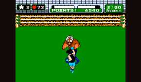 punch out gameplay showing little mac fighting an opponent with a turban