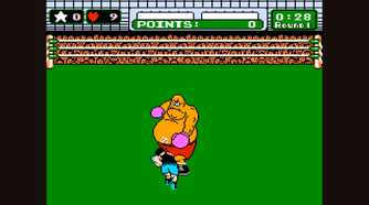 punch out little mac fighting a large man