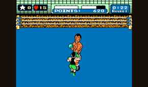 punch out little mac up close with an opponent