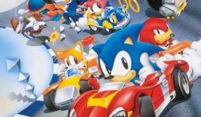 Promo art for Sonic Drift