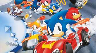 Promo art for Sonic Drift