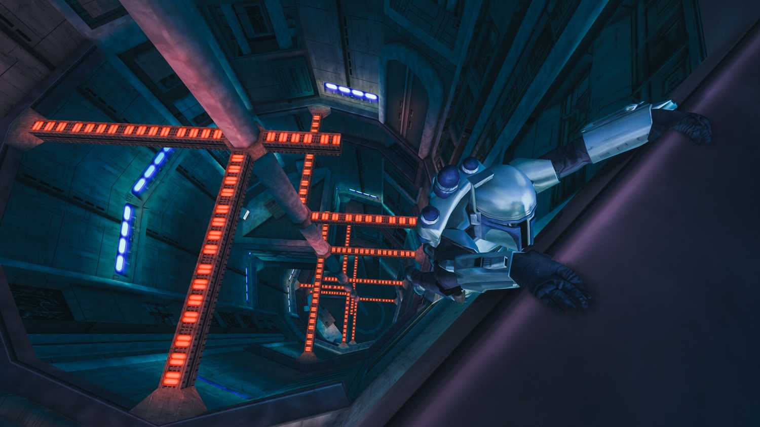 A screenshot of gameplay from Star Wars Bounty Hunter