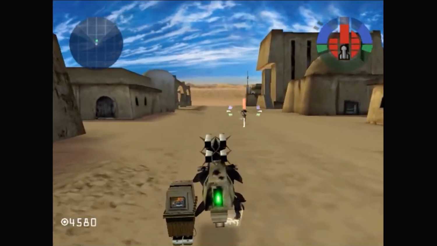 A screenshot of gameplay from Star Wars: Demolition