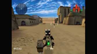 A screenshot of gameplay from Star Wars: Demolition