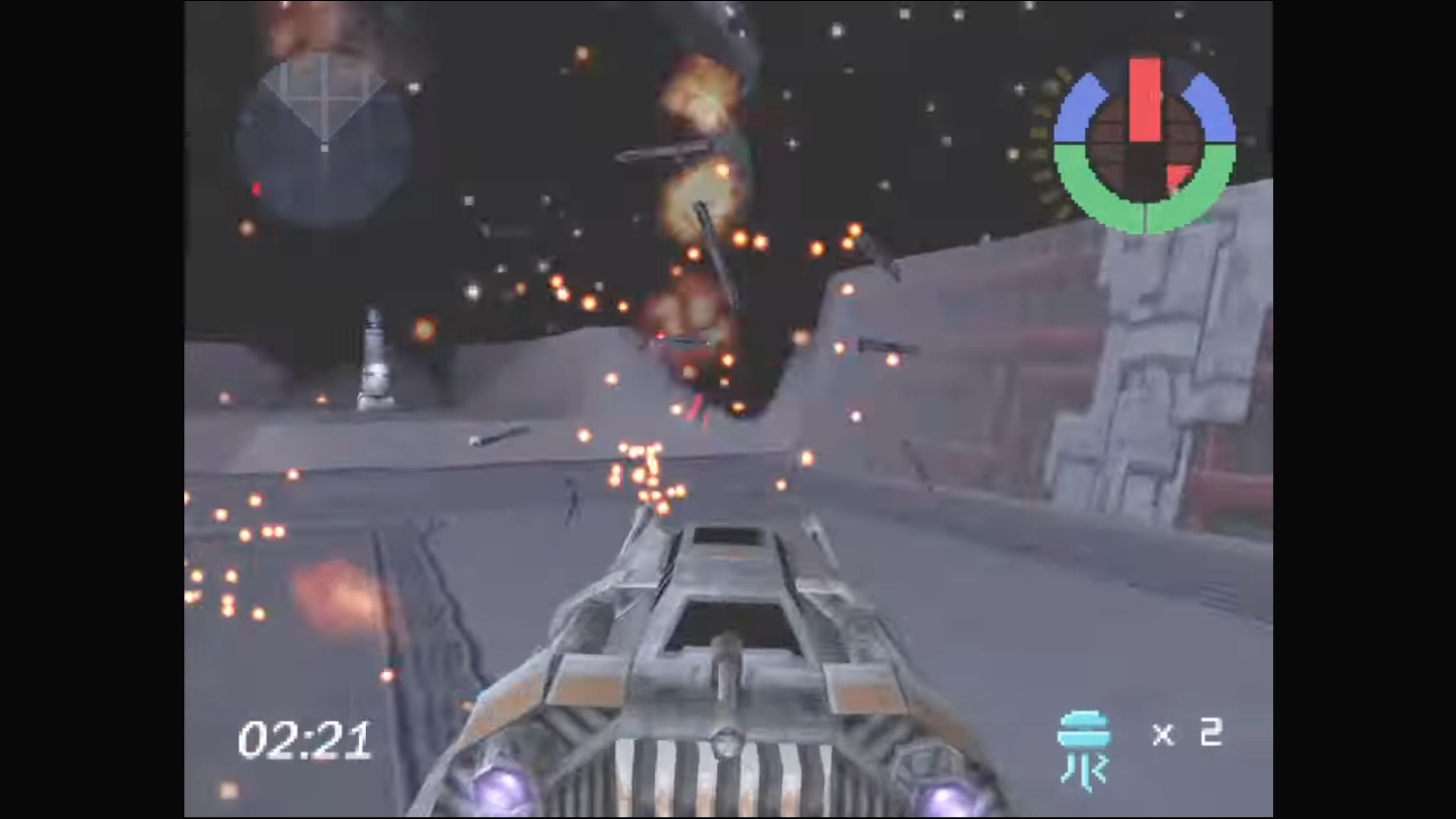A screenshot of gameplay from Star Wars: Demolition