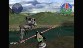 A screenshot of gameplay from Star Wars: Demolition