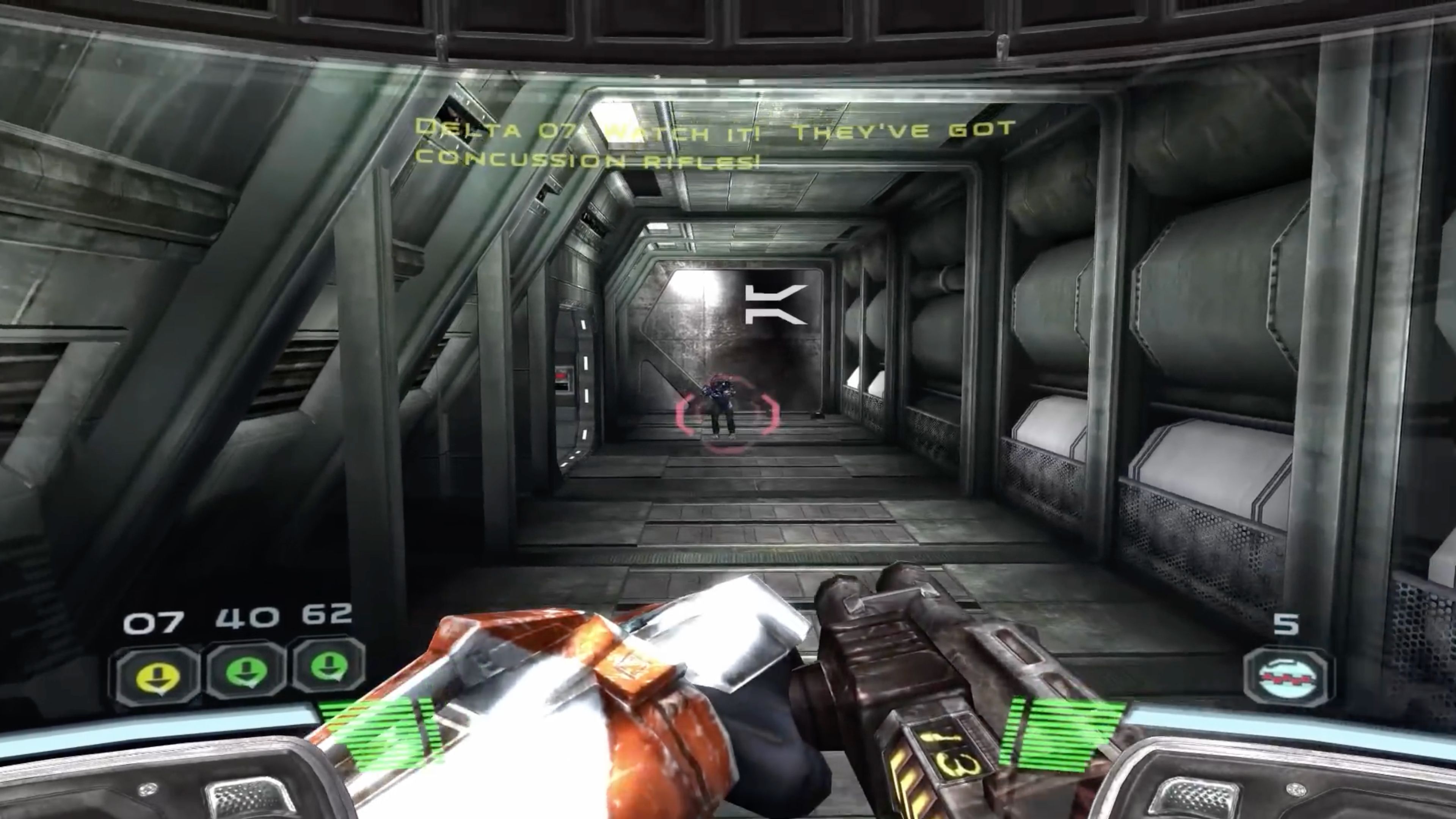 A screenshot of gameplay from Star Wars: Republic Commando