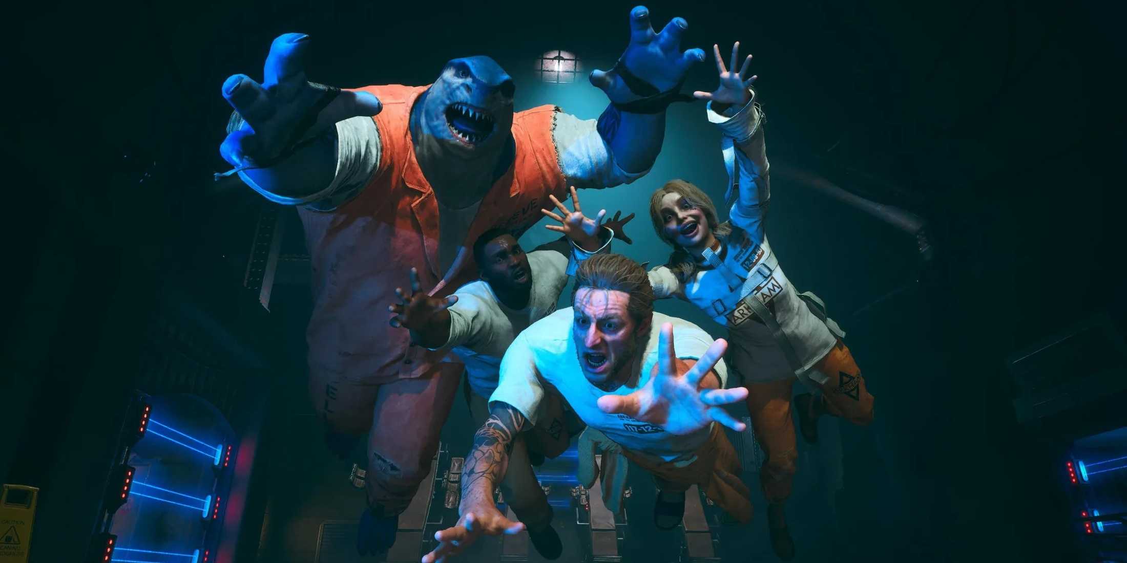 A screenshot of all the playable characters in Suicide Squad Kill the Justice League