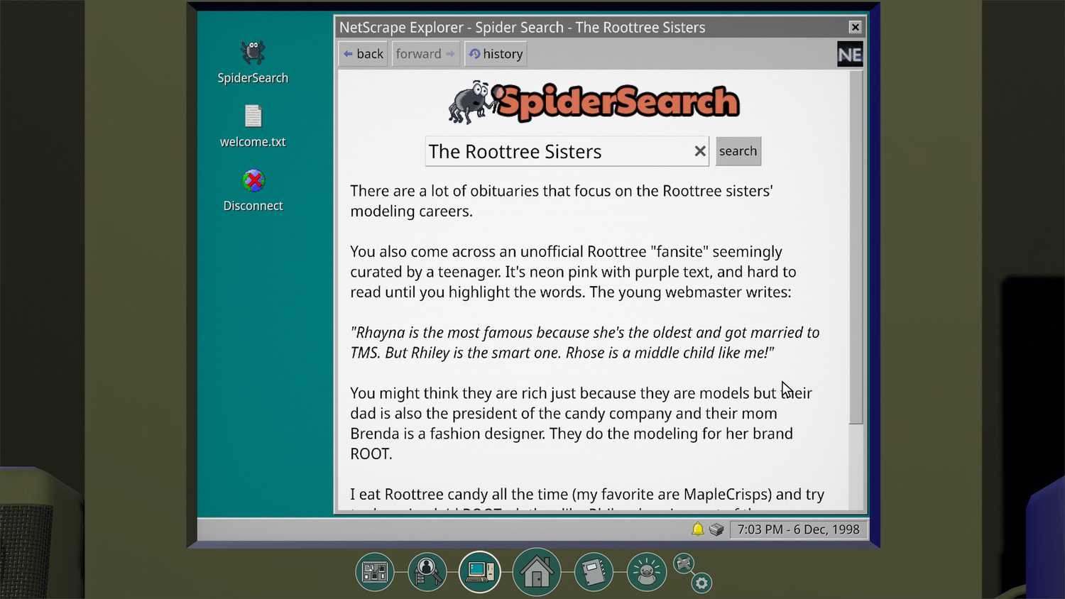 the roottrees are dead search engine
