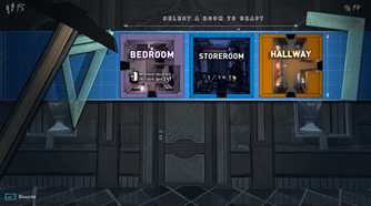 Blue Prince drafting a new room screen