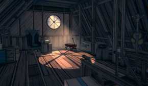 Blue Prince attic