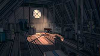 Blue Prince attic