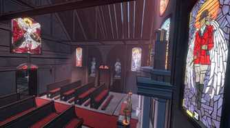 Blue Prince chapel room