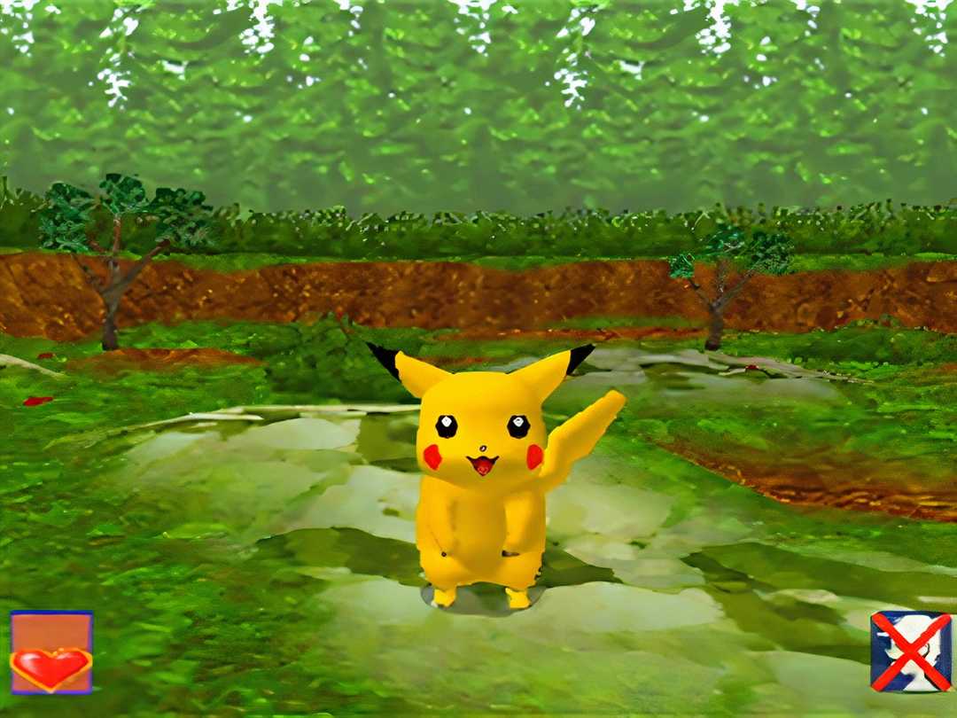 A screenshot of gameplay from Hey You Pikachu