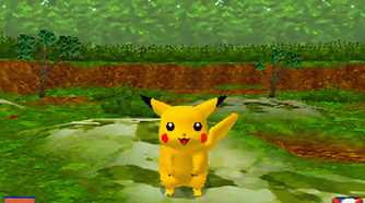 A screenshot of gameplay from Hey You Pikachu