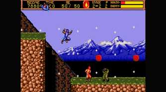 ninja gaiden 2 jumping off a cliff
