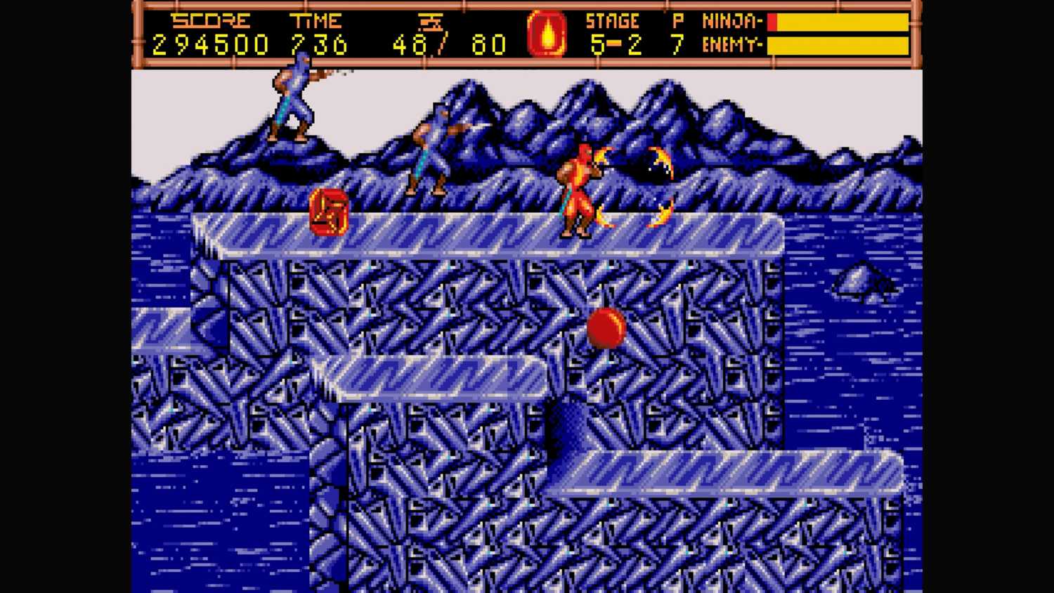 ninja gaiden 2 ice level gameplay