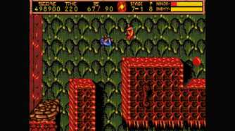 ninja gaiden 2 Ryu platforming in the jungle