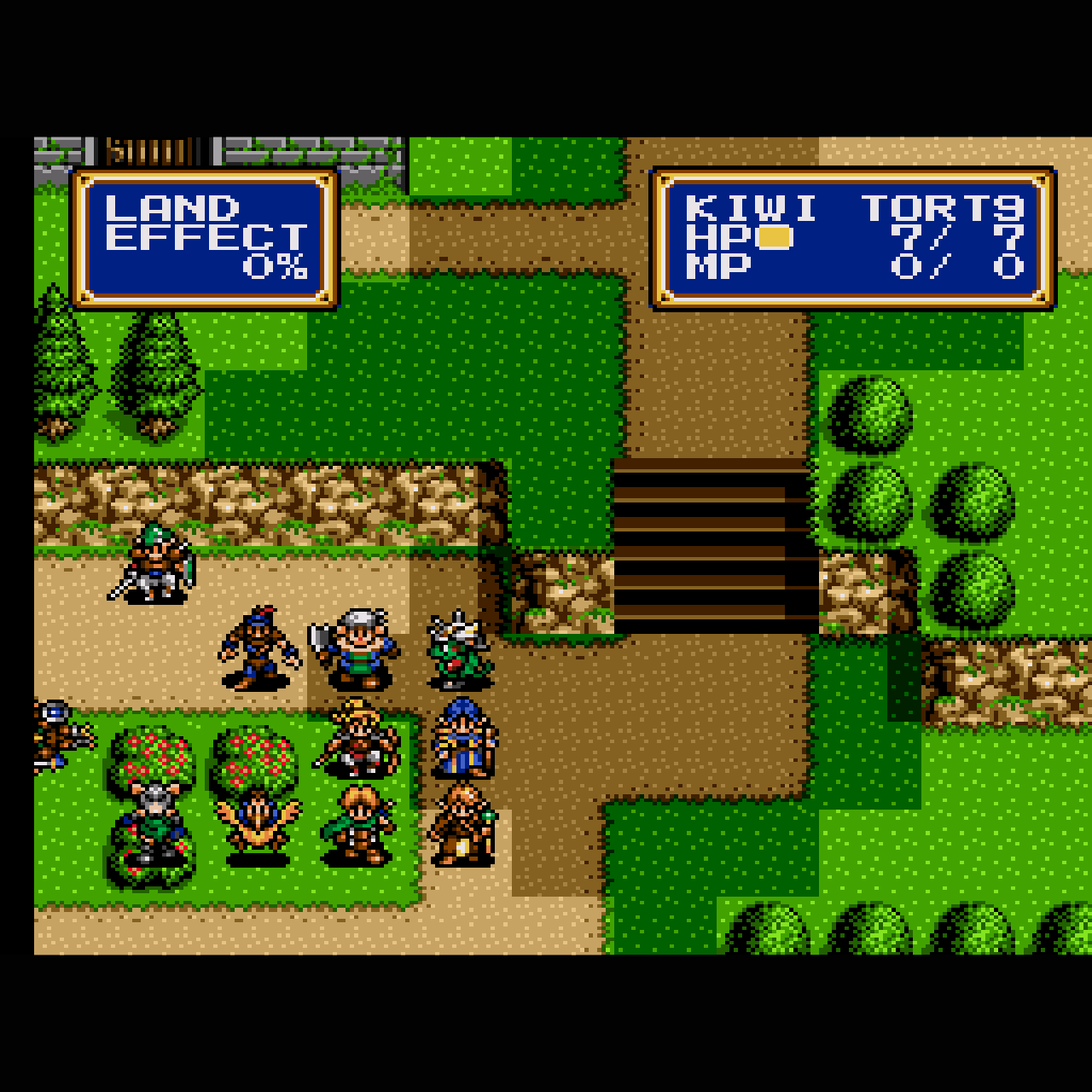 shining force 2 grassy hill combat