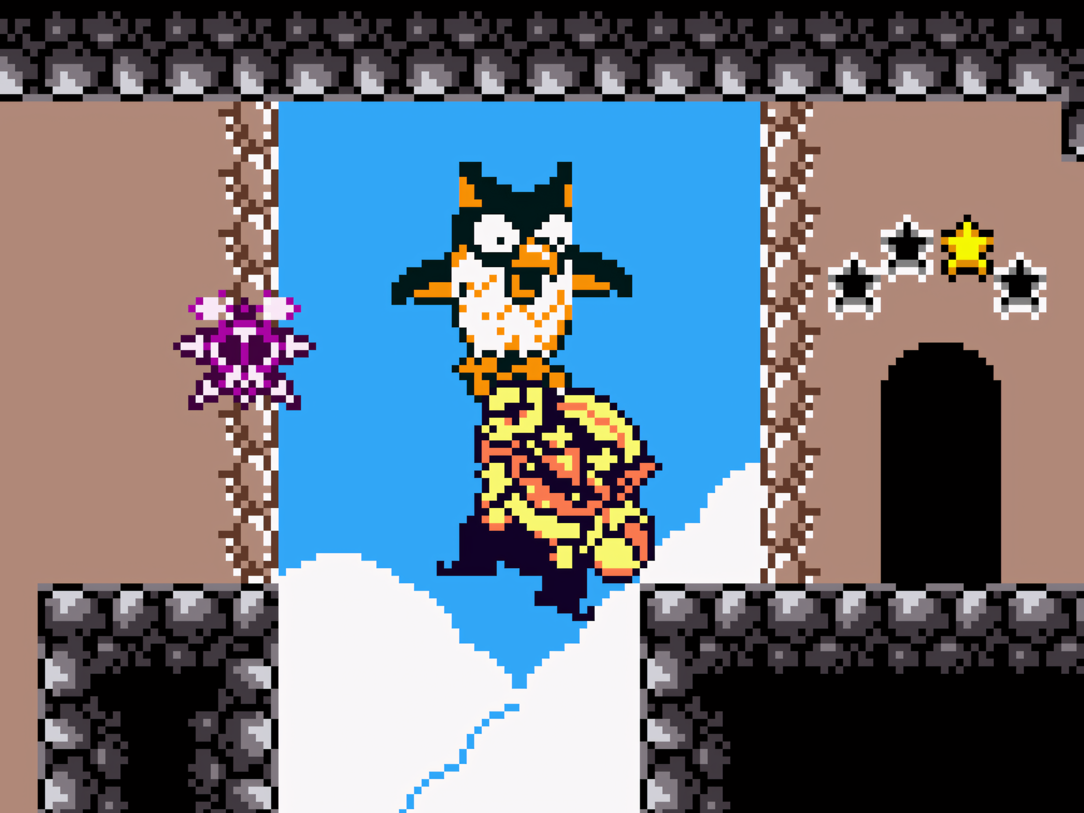 A screenshot of gameplay from Wario Land 2