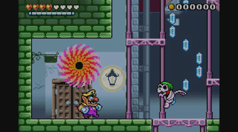 A screenshot of gameplay from Wario Land 4