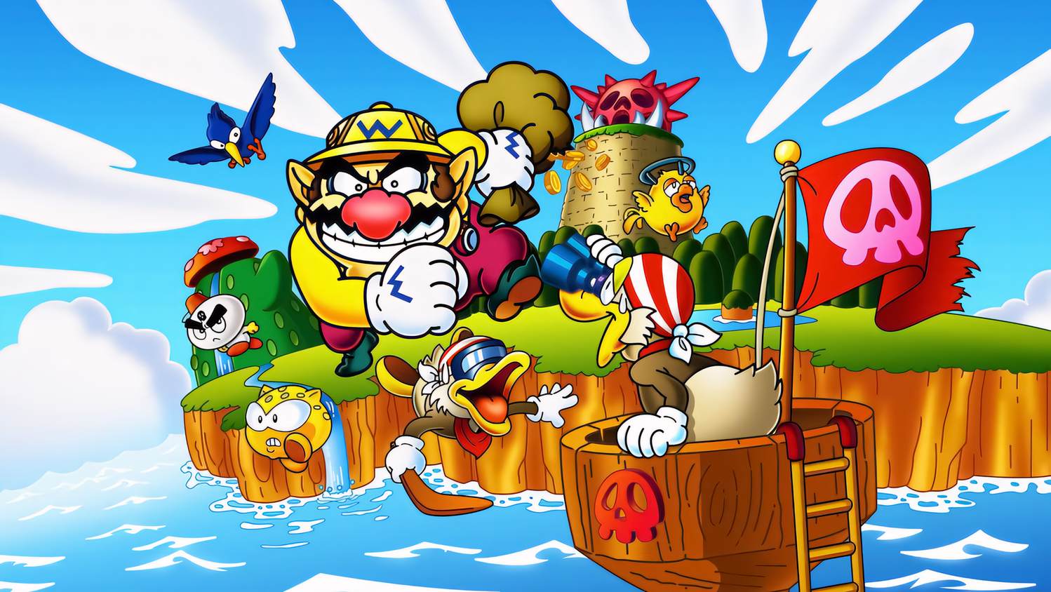 The key box art for Wario Land: Super Mario Land 3