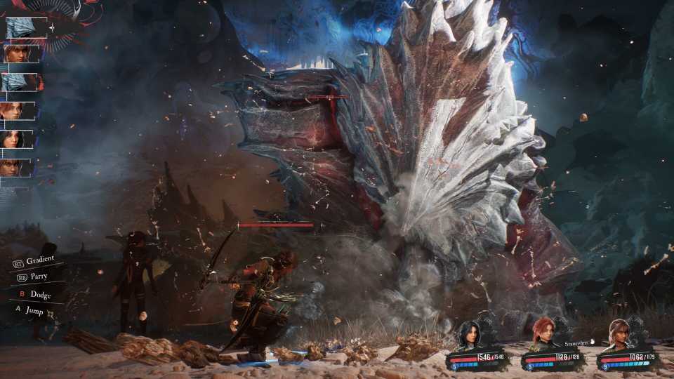 A screenshot of gameplay from Clair Obscur: Expedition 33