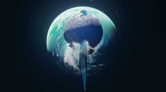 a look from space at the planet in Marathon