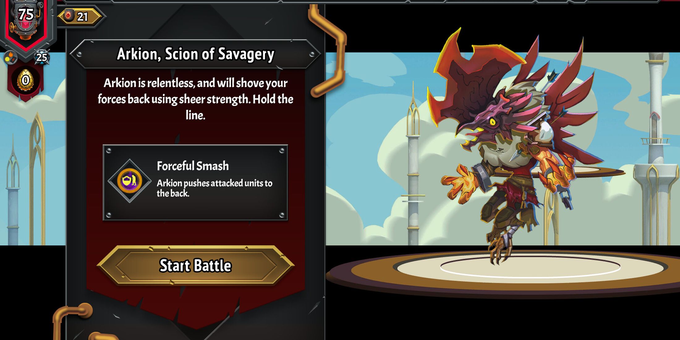 monster train 2 Arkion boss fight
