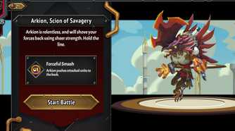monster train 2 Arkion boss fight