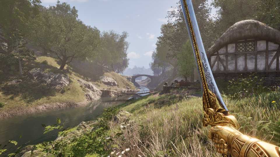 First-person perspective in The Elder Scrolls IV: Oblivion Remastered.