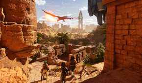 A desert town in Ark: Survival Ascended