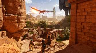 A desert town in Ark: Survival Ascended
