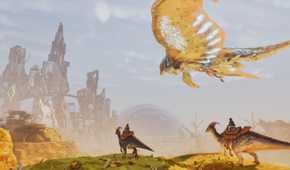 Riding dinosaurs in Ark: Survival Ascended