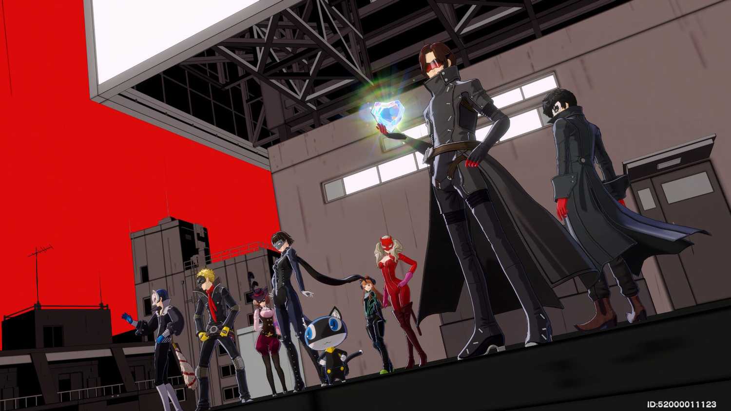 All Persona 5 characters sanding next to each other