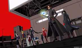 All Persona 5 characters sanding next to each other