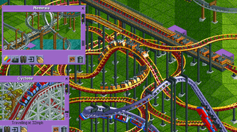 rollercoaster tycoon twisting tracks