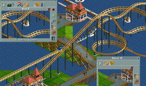 rollercoaster tycoon water attraction