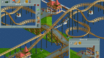 rollercoaster tycoon water attraction