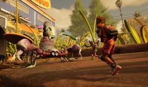 Fighting a scorpion in Grounded 2