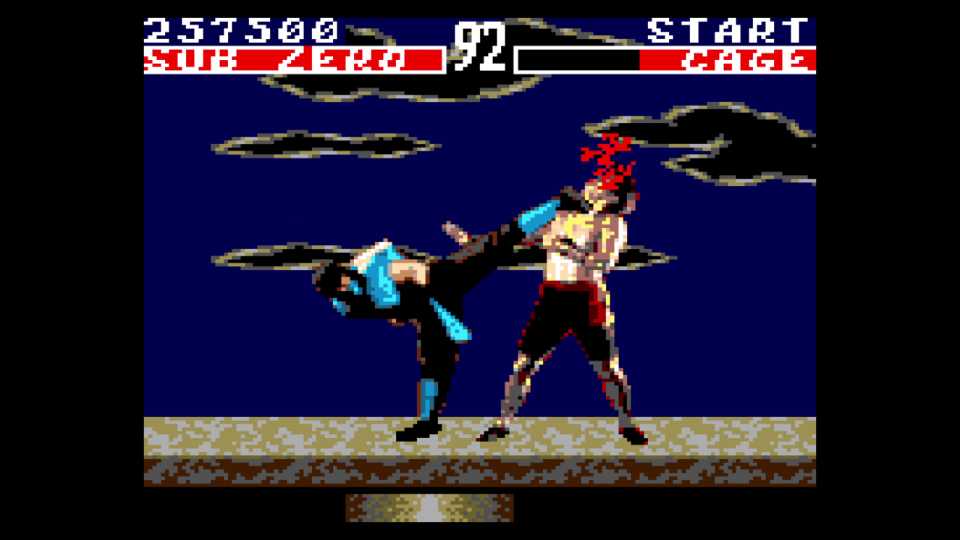 A screesnhot of gameplay from the Mortal Kombat: Legacy Kollection