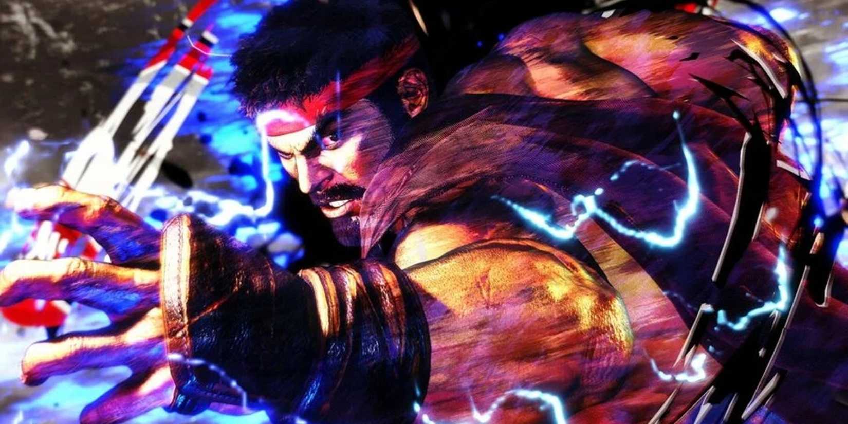 A screenshot of Ryu doing a Super Attack in Street Fighter 6