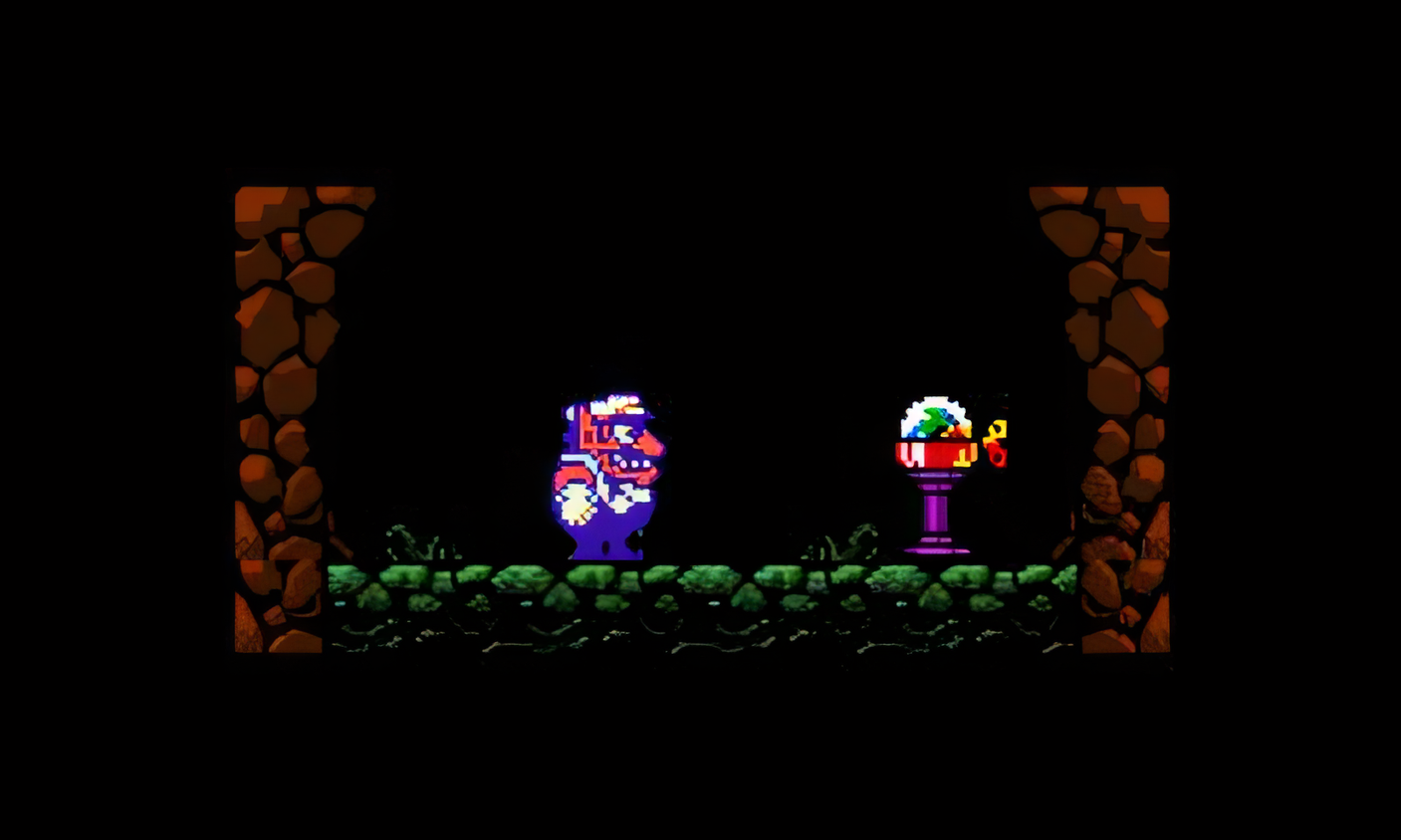 A screenshot of a cutscene from Wario Land 3