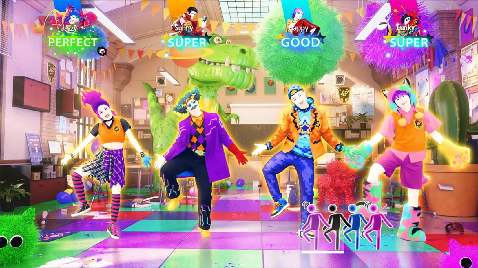 A screenshot of gameplay from Just Dance: 2026 Edition